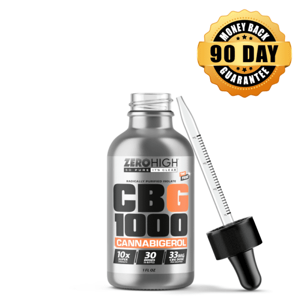 CBG Oil Isolate | 99.3% Pure | High Potency 2500 MG Cannabigerol