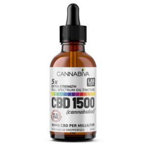 Cannabiva 1500MG Full Spectrum CBD Oil Tincture - Extra Strength - Wholesale