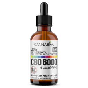 Cannabiva 6000MG Full Spectrum CBD Oil Tincture - Hyper Strength - Wholesale