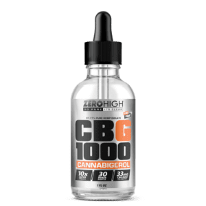 1000MG CBG Oil Tincture - 10x Strength Cannabigerol Pure Isolate With No THC - Wholesale