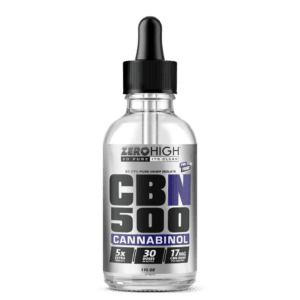 Zero High 500MG Cannabinol CBN Oil Tincture - 5x Strength - Pure Isolate No THC - Wholesale
