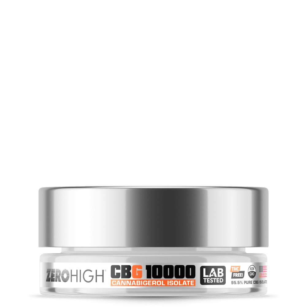 Zero High™ CBG (Cannabigerol) THC-Free Pure Isolate Powder