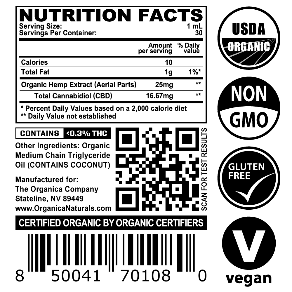 USDA Organic 500 mg Full Spectrum CBD Oil | Bulk & Wholesale - Image 6